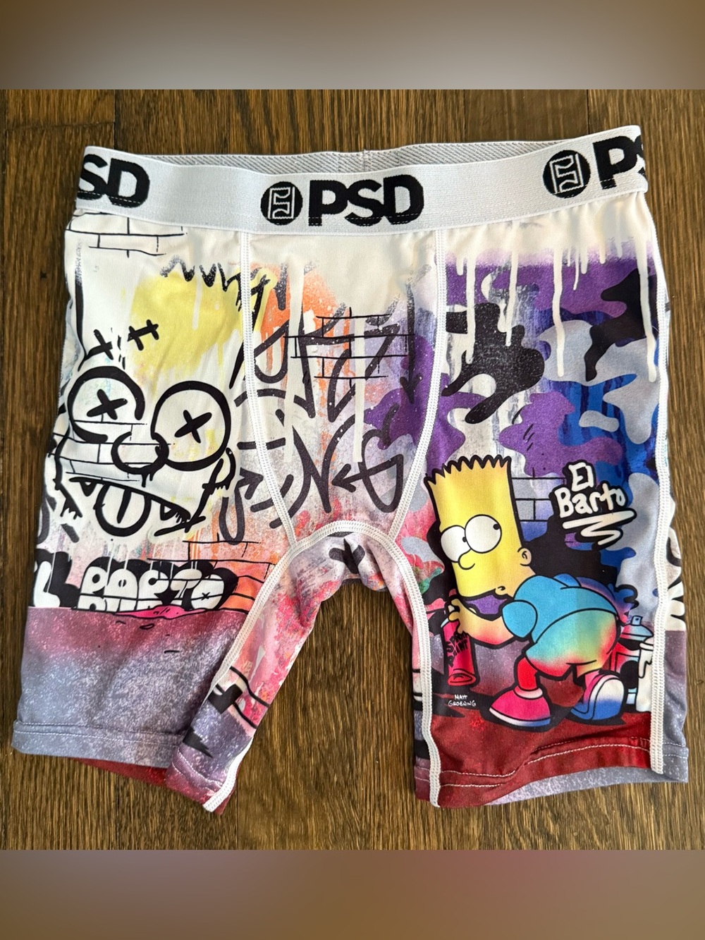 PSD X The Simpsons Bart Bomb Boxers Youth